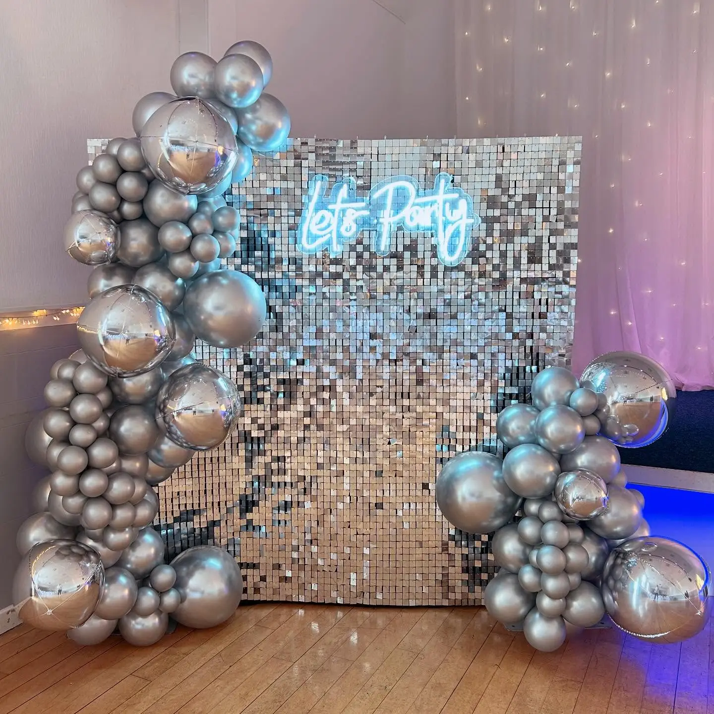 Lets Party Background Decoration